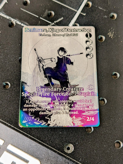 Custom Alternate Art Commander. Rainbow finish