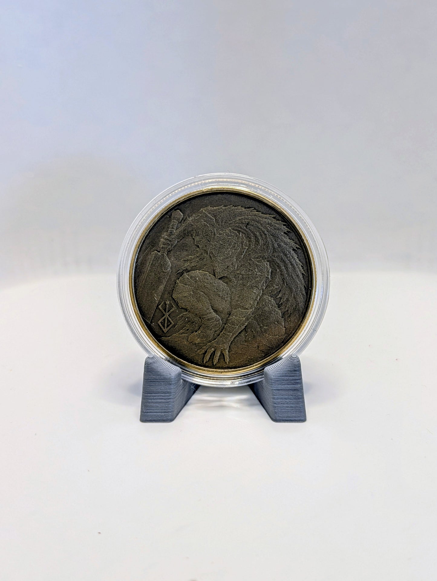 Custom Laser Engraved Brass Coin | Personalized Business, Sports Team, Anime & Commemorative Challenge Coin