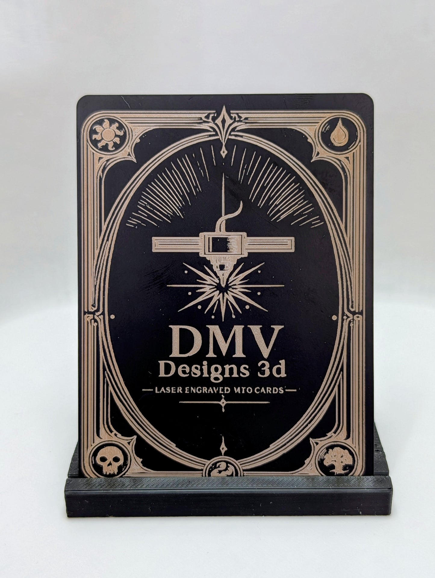 Custom Metal MTG Card | Laser Engraved Stainless Steel Magic Card | Commander Alter | Personalized MTG Gift | Custom Trading Card