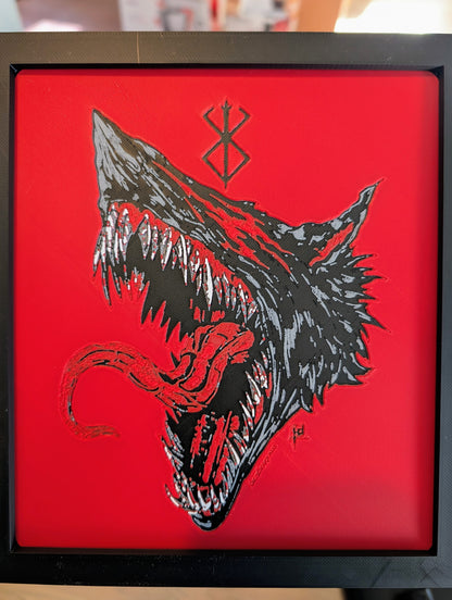 Custom HueForge 3D Prints with Frame – Turn Your Favorite Photos into Stunning Layered Art