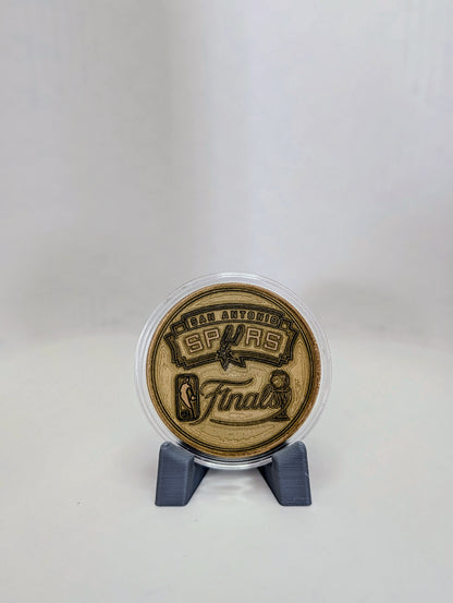 Custom Laser Engraved Brass Coin | Personalized Business, Sports Team, Anime & Commemorative Challenge Coin