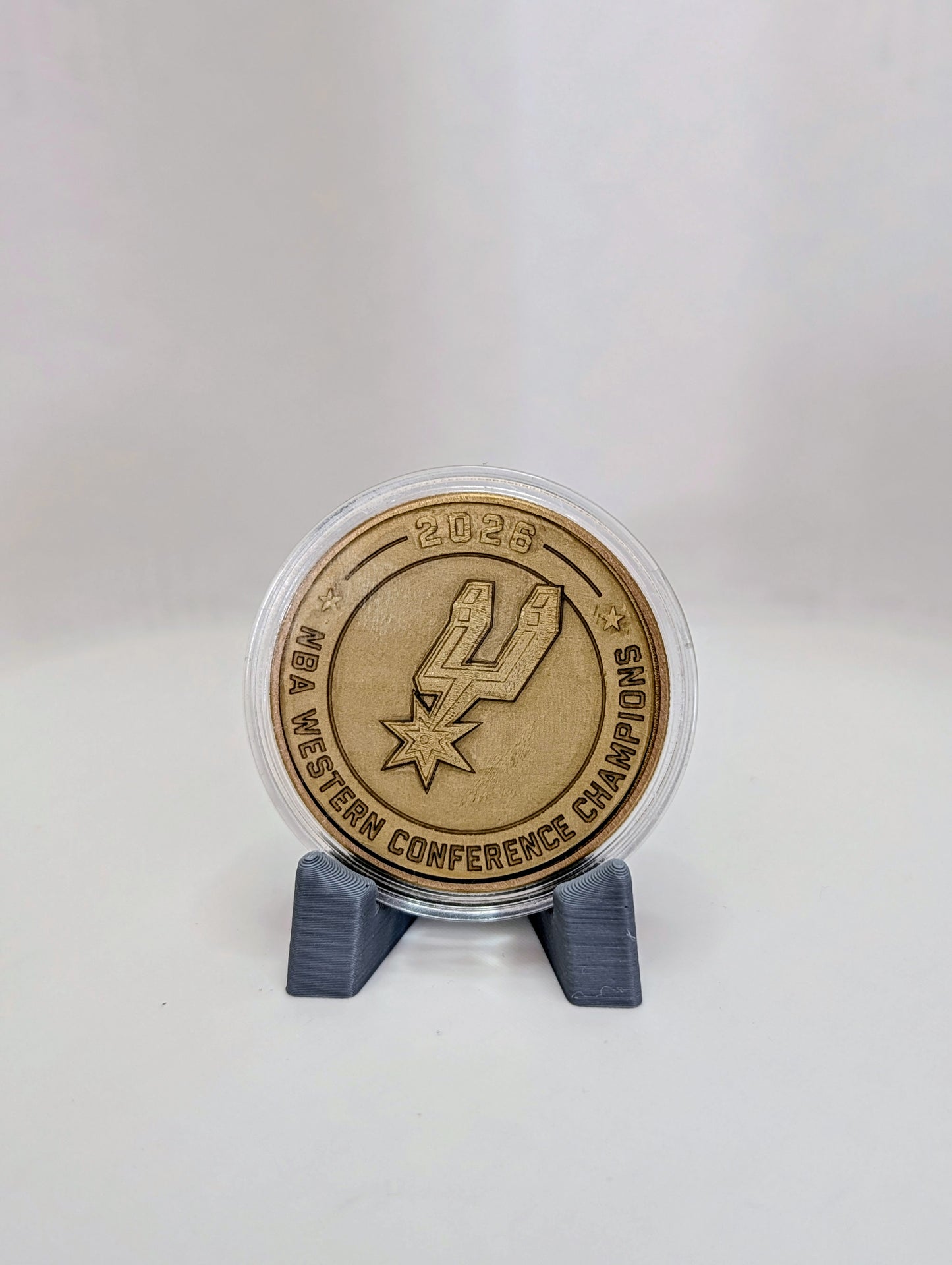Custom Laser Engraved Brass Coin | Personalized Business, Sports Team, Anime & Commemorative Challenge Coin