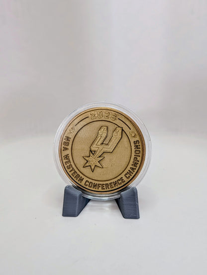Custom Laser Engraved Brass Coin | Personalized Business, Sports Team, Anime & Commemorative Challenge Coin